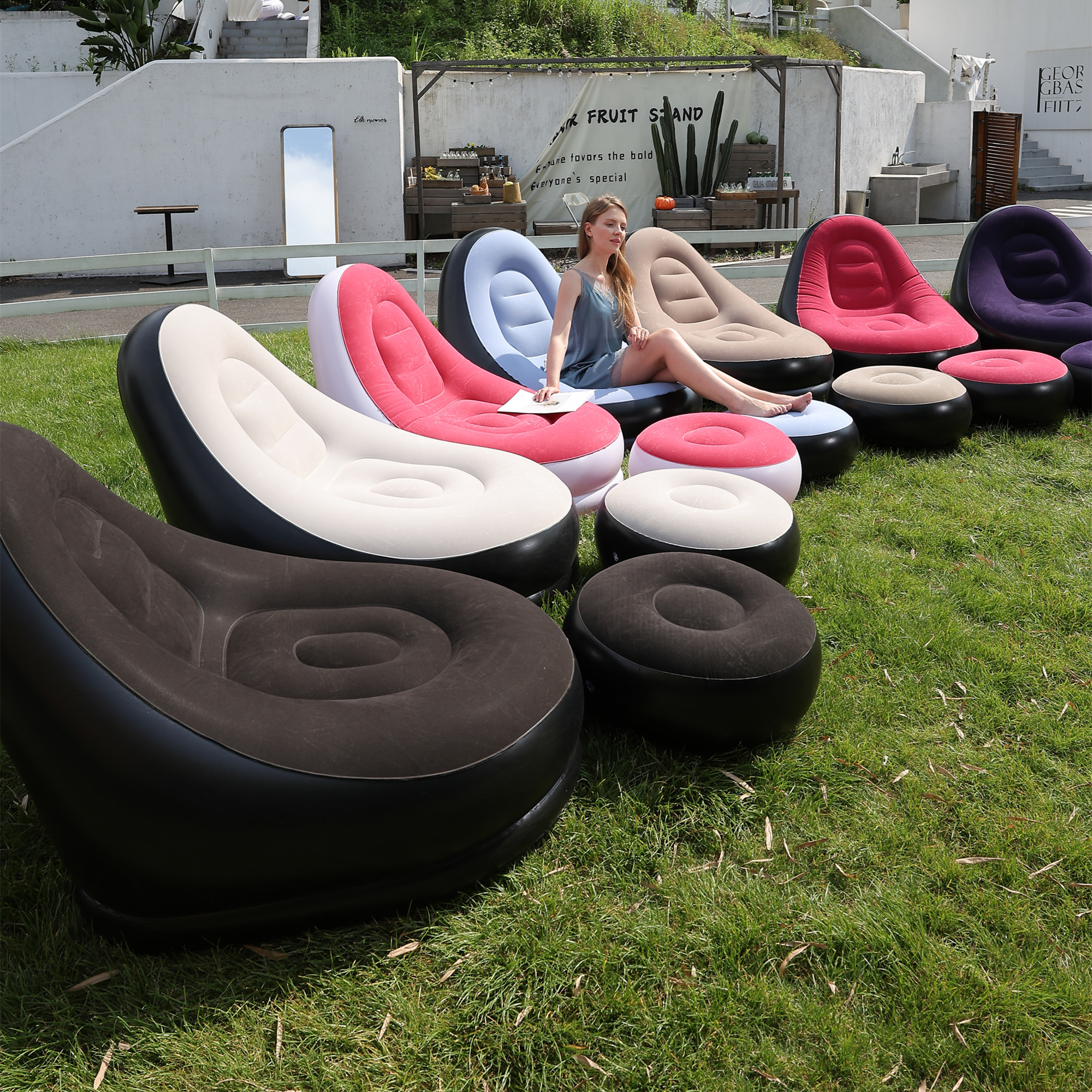Outdoor Furniture Lowes - Lazy Couch Sofas Inflatable Chair Foldable