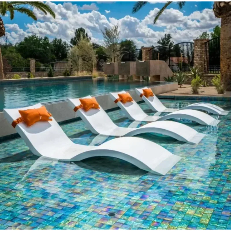 Deck Chair Lounger - (Sea shipping) Outdoor Deck Pool Lounge