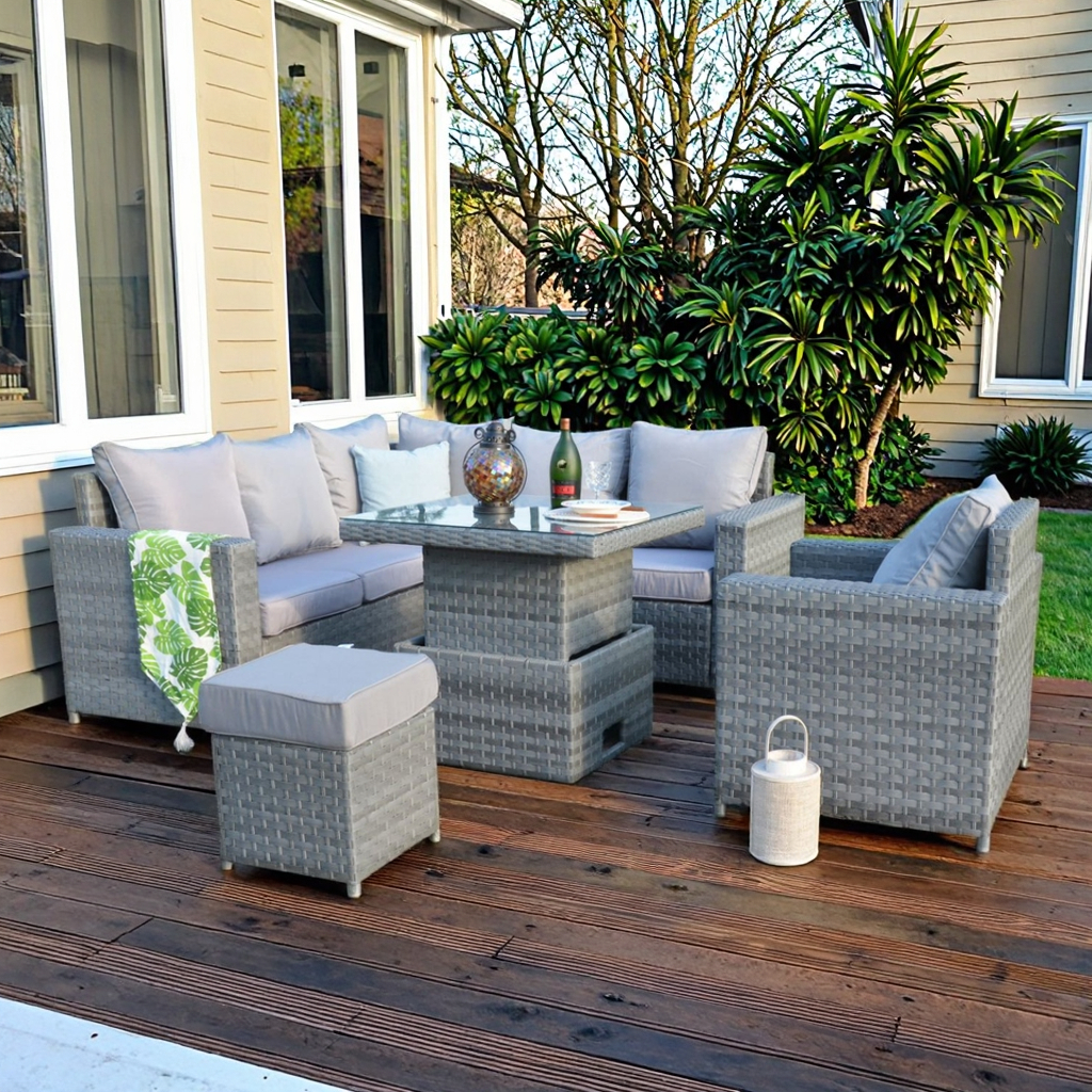 Outdoor Furniture Factory - Factory Direct Sell Garden Corner Set