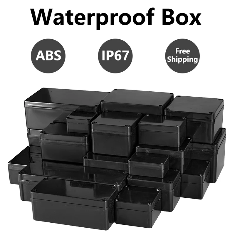 Outdoor Furniture Outlet - Black Box Outdoor Waterproof Case Plastic