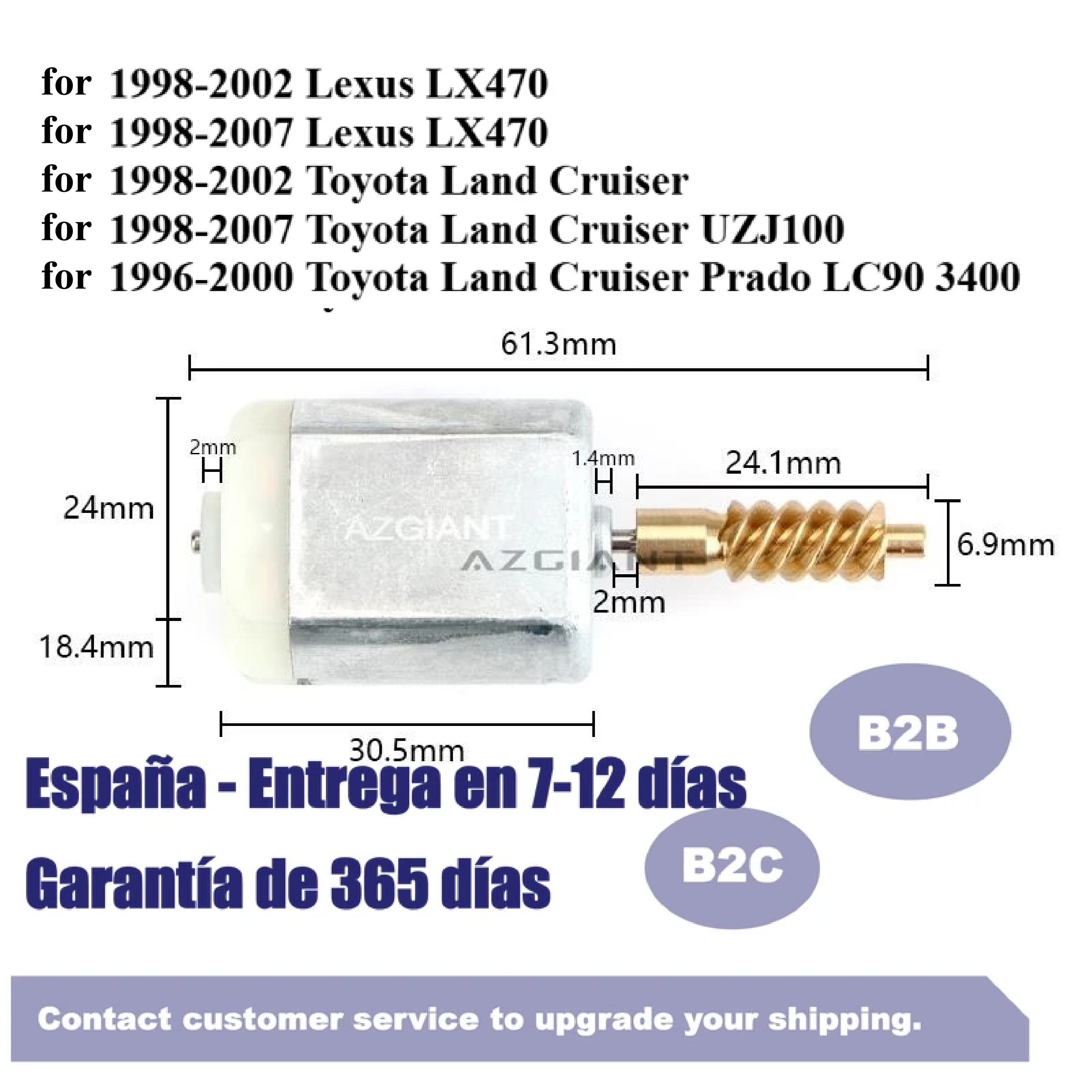 Outdoor Furniture Glider - Door Lock Motor for Lexus LX470