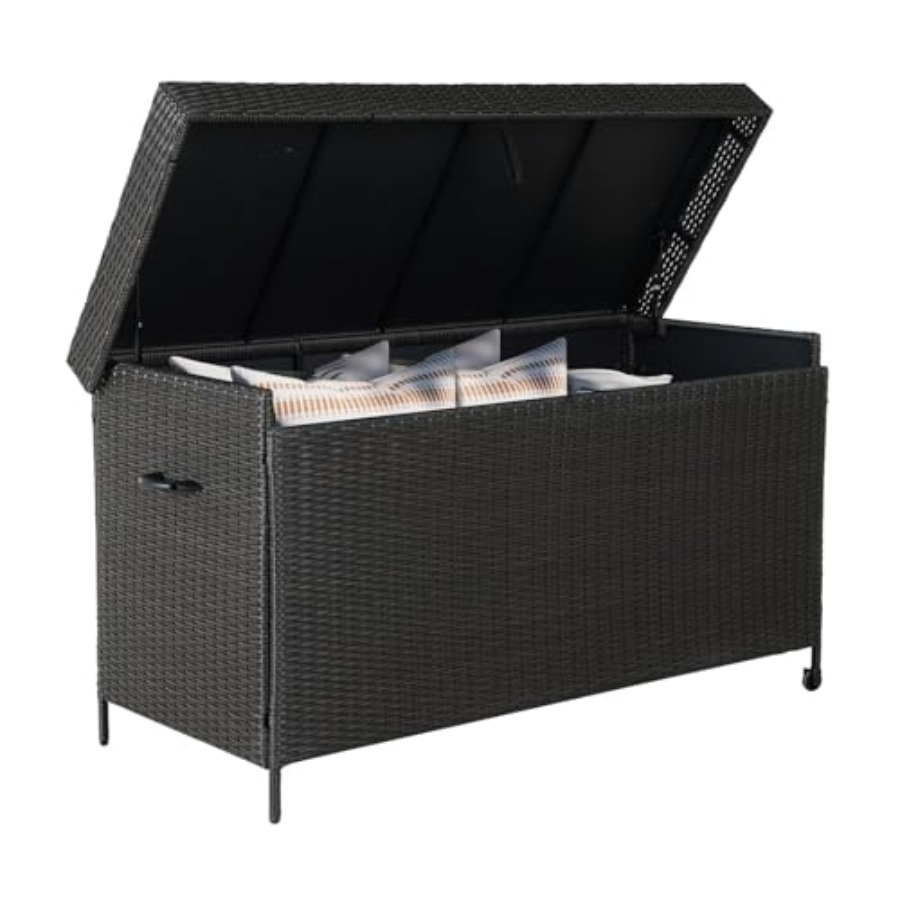 Outdoor Furniture With Storage For Cushions - Outdoor Storage Box Indoor Wicker Storage