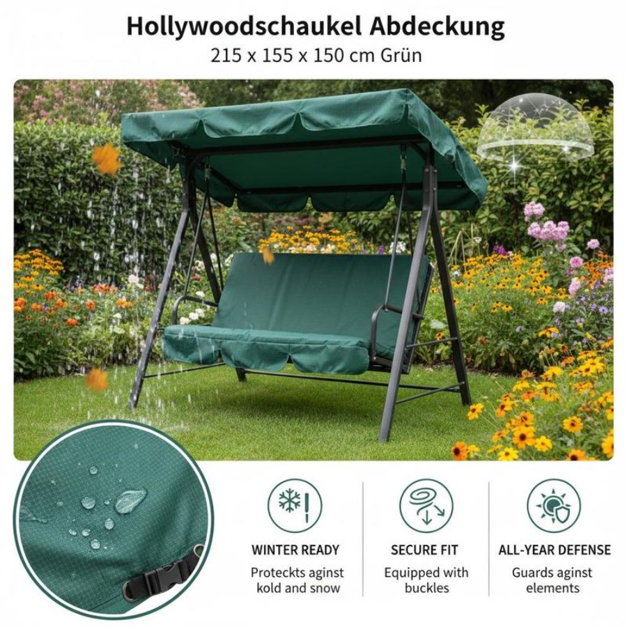 Patio 3 Seater Swing Chair Ben - đánh giá và giá Outdoor Furniture Covers Waterproof