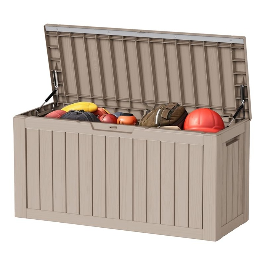 Outdoor Deck Box Waterproof Re - đánh giá và giá Outdoor Furniture With Storage For Cushions