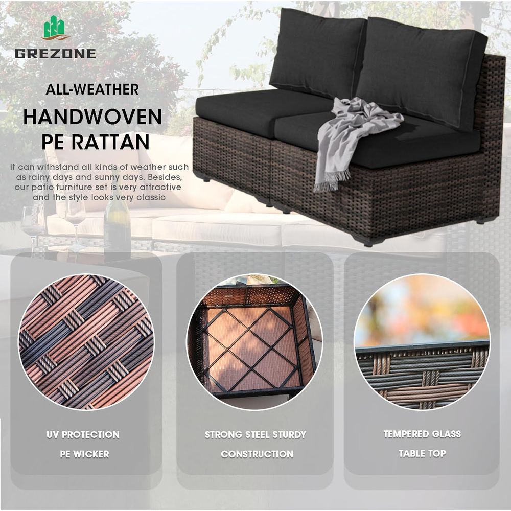 13-Piece Outdoor Sectional Pat - đánh giá và giá Outdoor Furniture Fire Pit Set