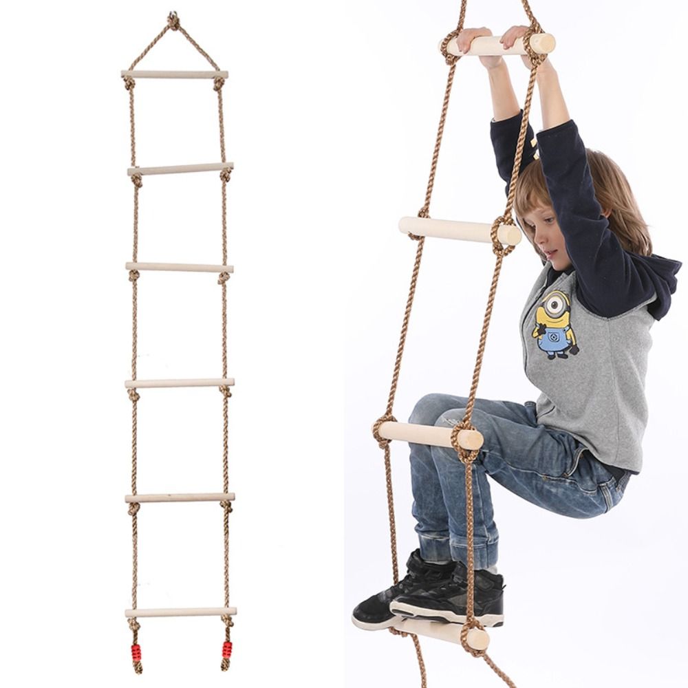 Swing Rope Climbing Ladder wit - đánh giá và giá Outdoor Furniture Upholstery