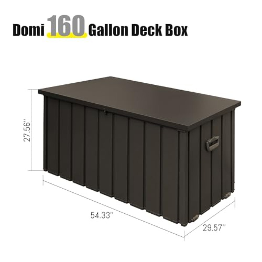 160 Gallon Deck Box Outdoor St - đánh giá và giá Outdoor Furniture With Storage For Cushions