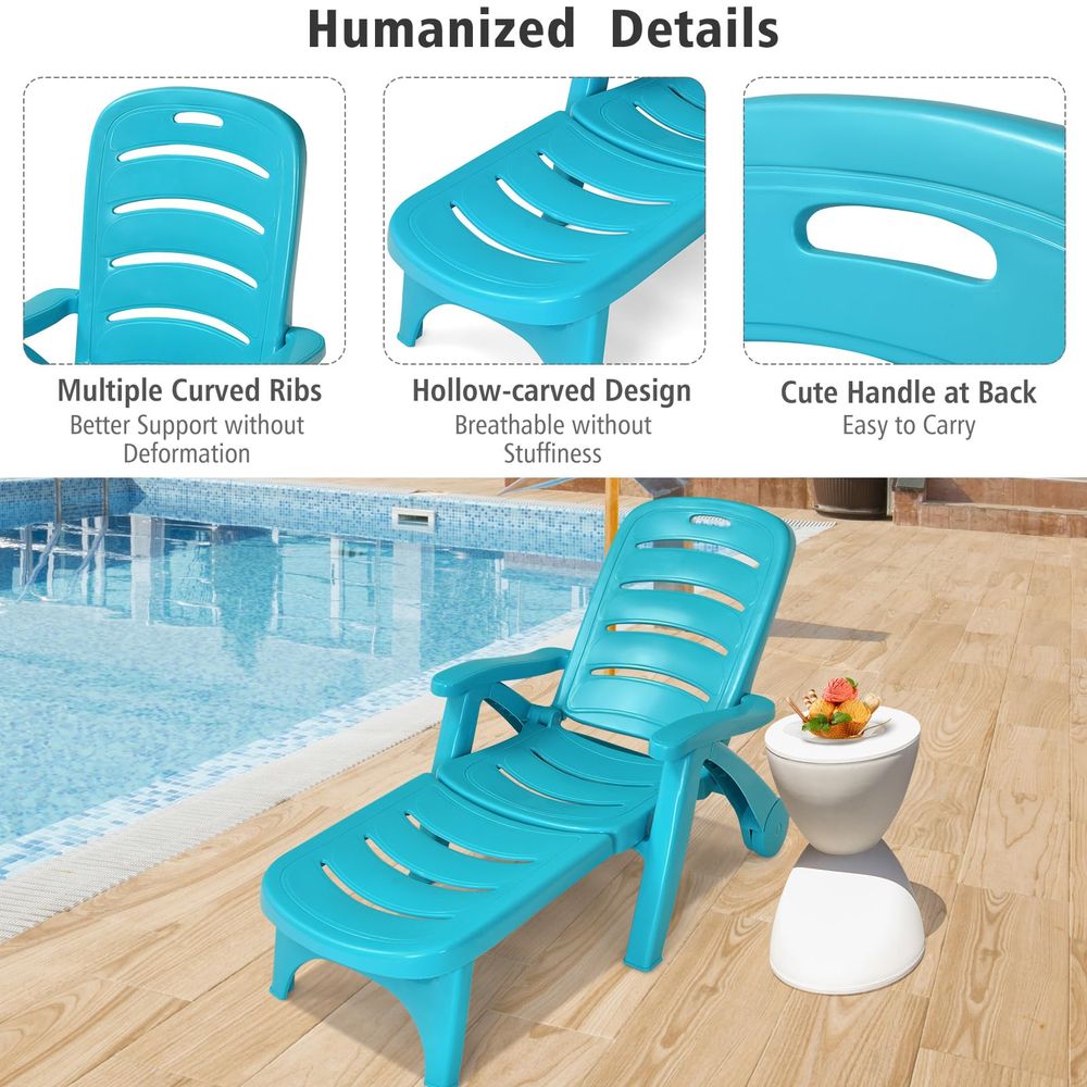 Sun Lounger, 5Position Adjusta - đánh giá và giá Deck Chair Lounger