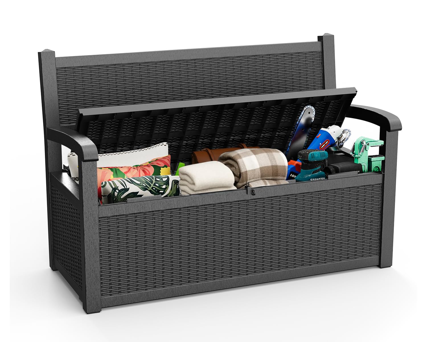 80 Gallon Outdoor Storage Benc - đánh giá và giá Outdoor Furniture With Storage For Cushions