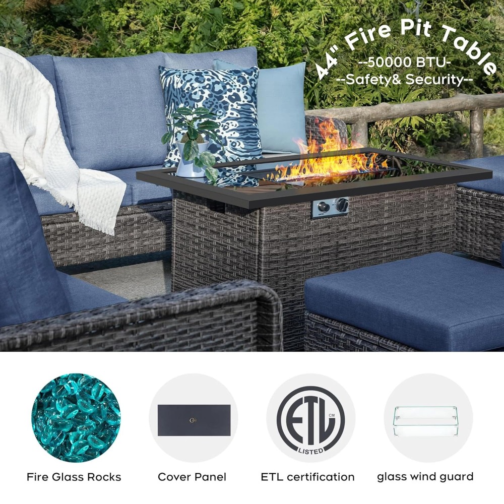 Outdoor Patio Furniture Set Wi - đánh giá và giá Outdoor Furniture Fire Pit Set