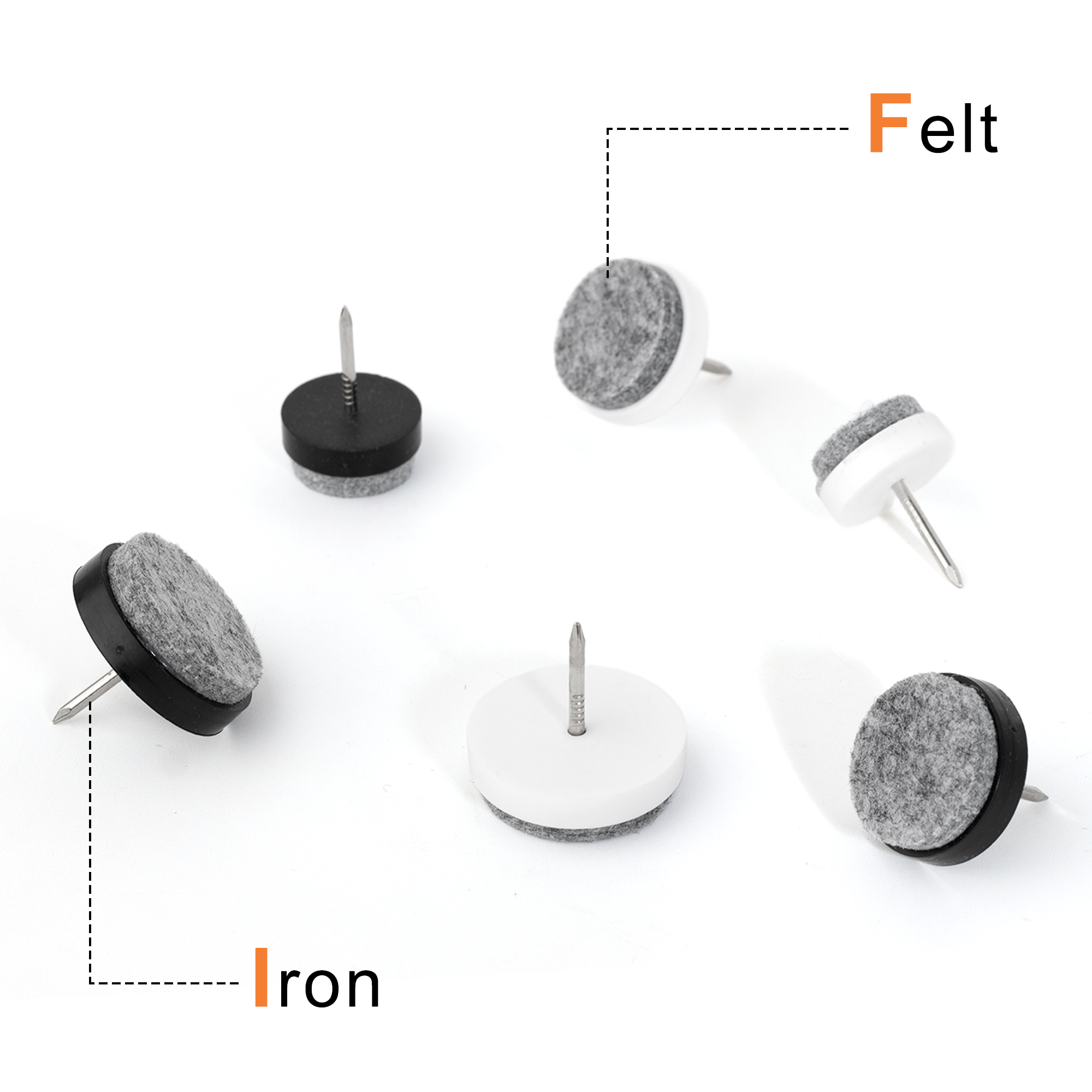 20PCS Furniture Feet Felt Pads - đánh giá và giá Outdoor Furniture Glider