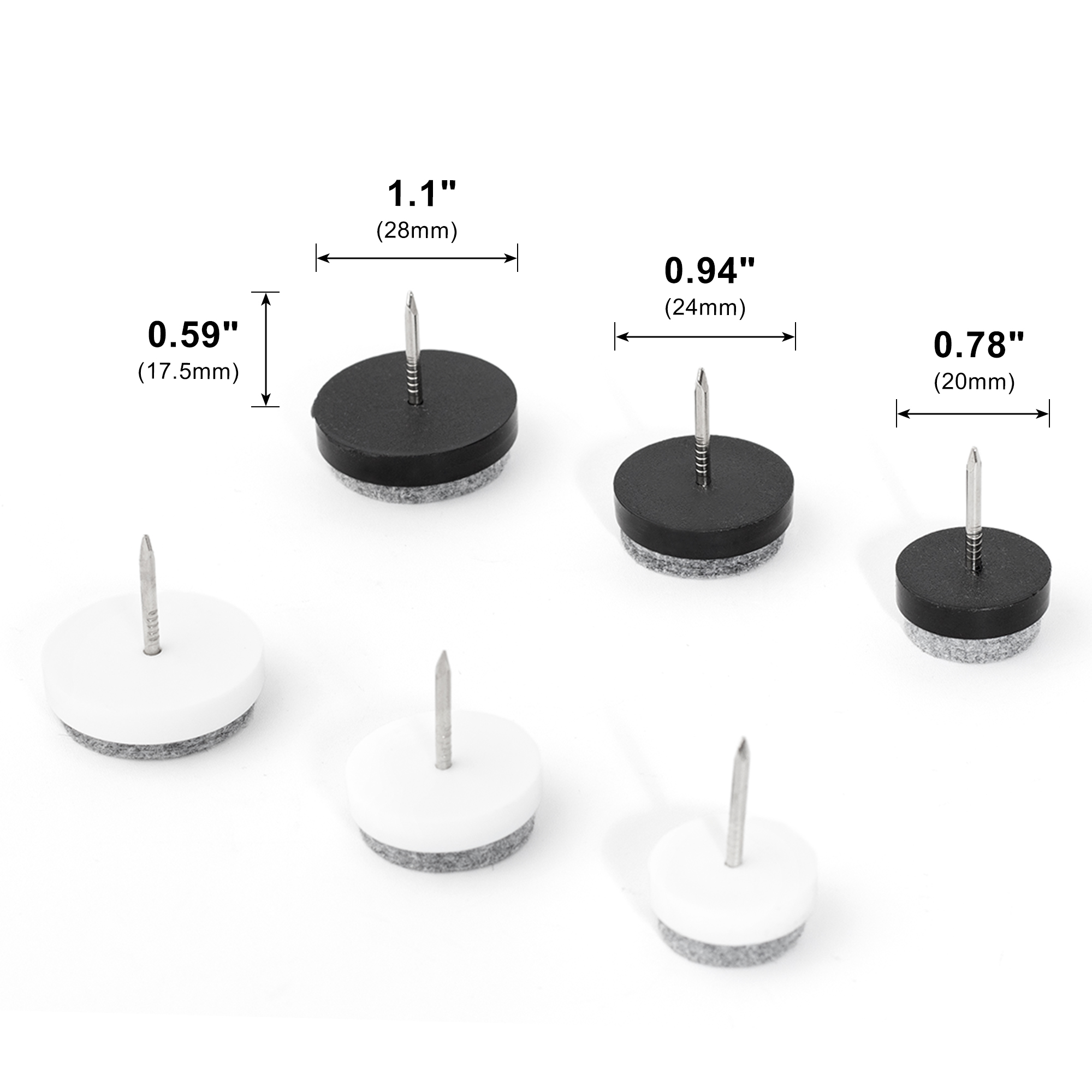 20PCS Furniture Feet Felt Pads - đánh giá và giá Outdoor Furniture Glider