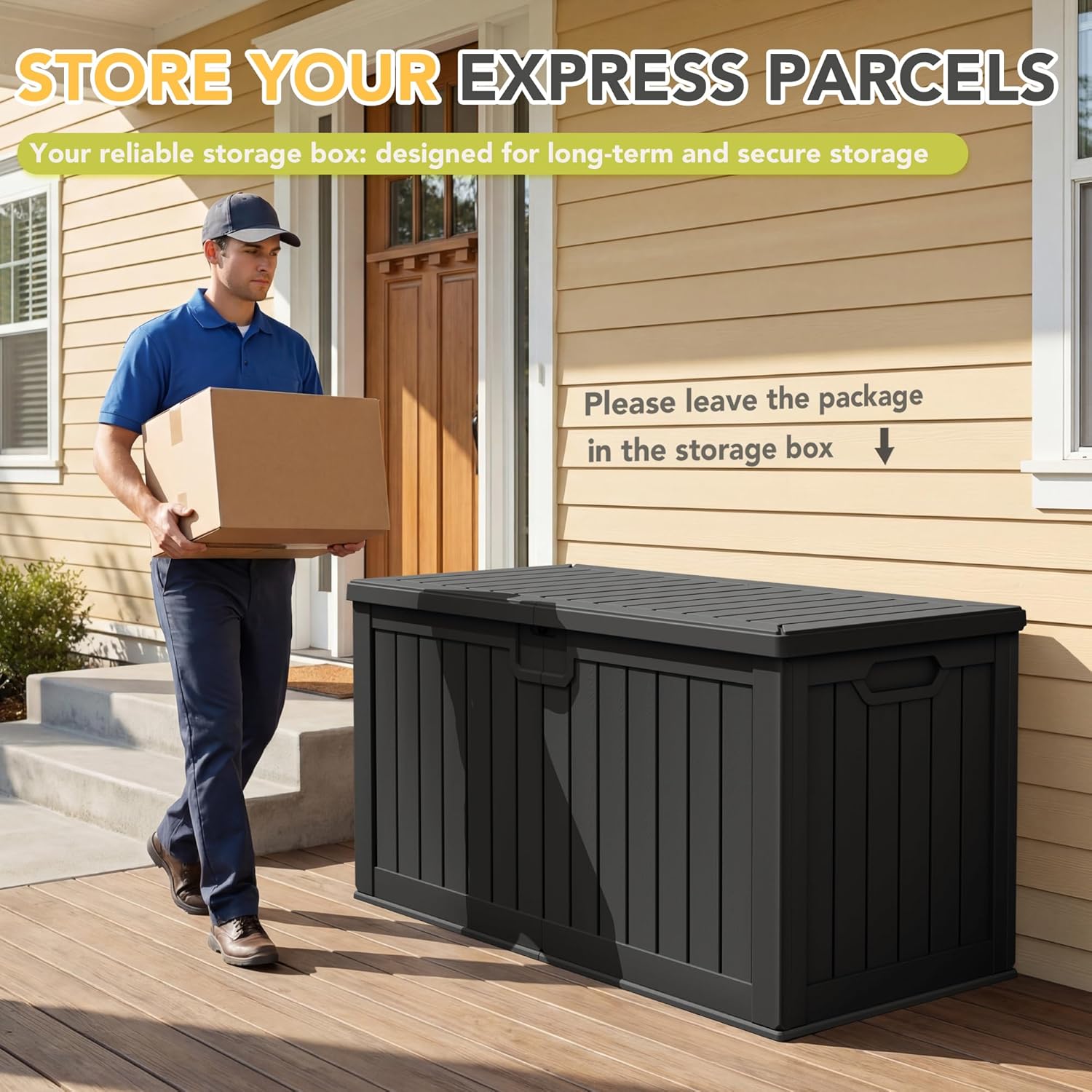 240 HDPE Deck Box Outdoor Indo - đánh giá và giá Outdoor Furniture With Storage For Cushions
