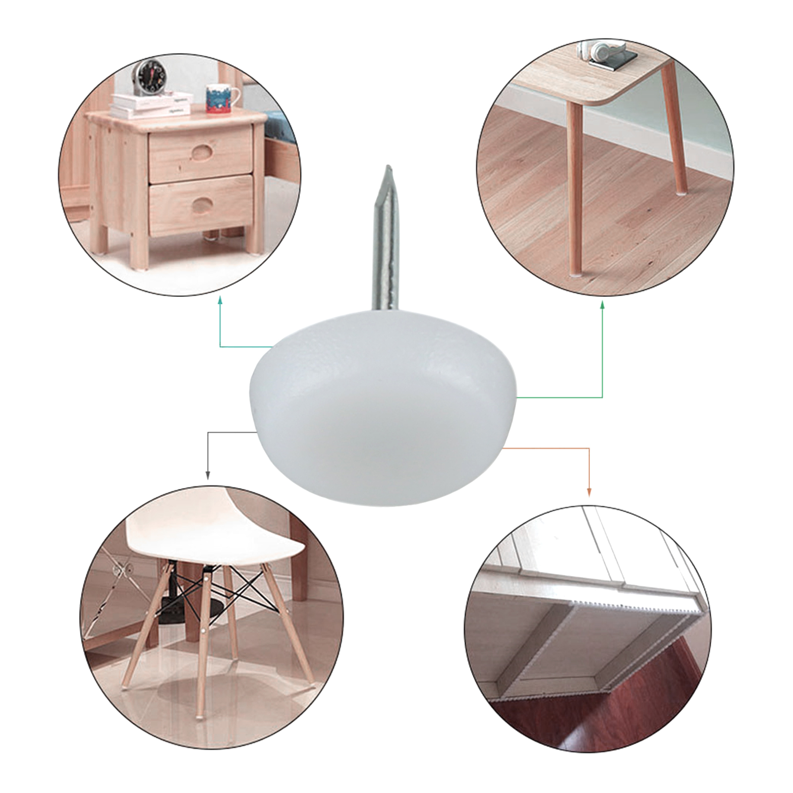 50Pcs 14/18/20mm Table Chair L - đánh giá và giá Outdoor Furniture Glider