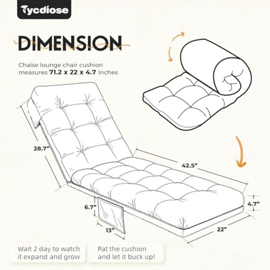 Outdoor Lounge Chair Cushion W - đánh giá và giá Outdoor Furniture Cushions 22 X 22