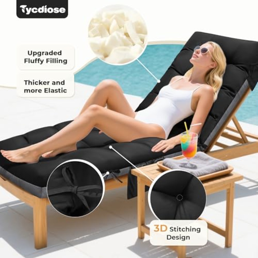 Outdoor Lounge Chair Cushion W - đánh giá và giá Outdoor Furniture Cushions 22 X 22