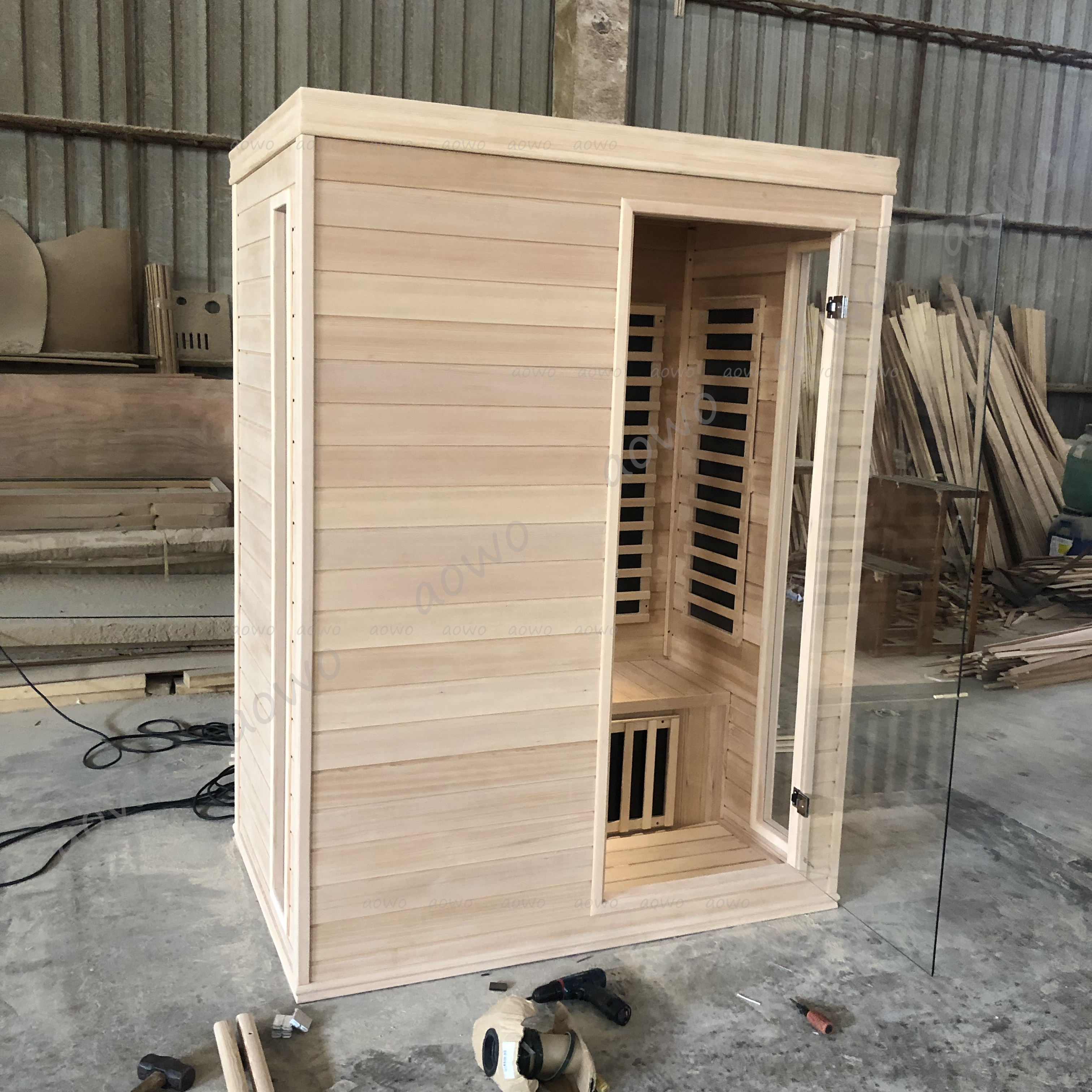 2 3 Person Hemlock Sauna Outdo - đánh giá và giá Outdoor Furniture Supplier