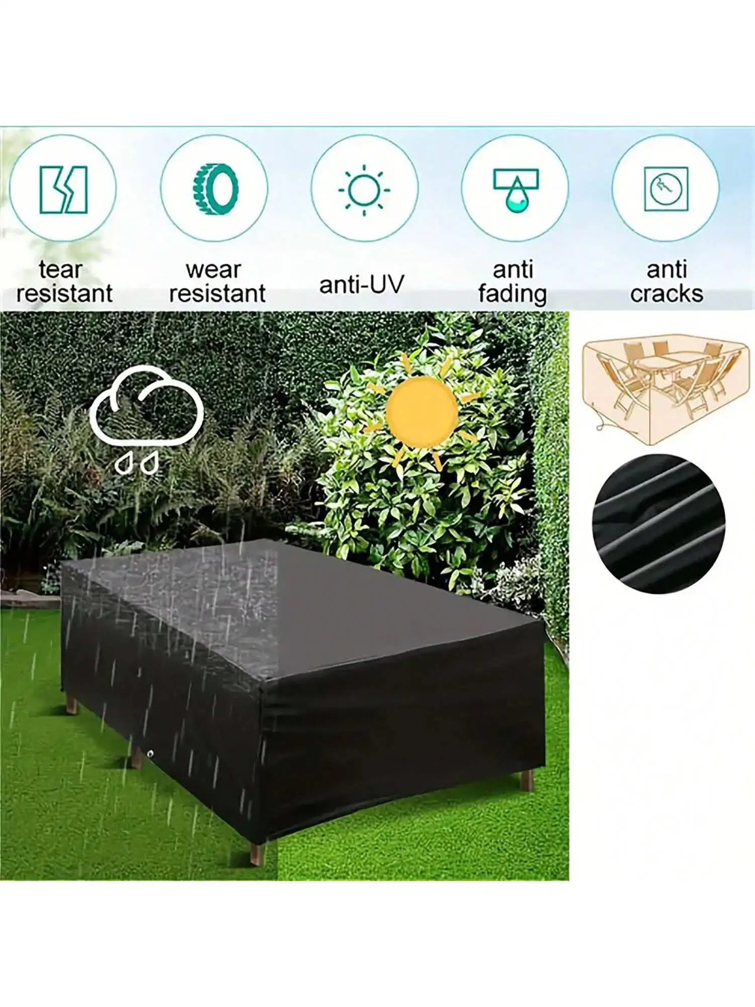 Multi-Size Outdoor Patio Garde - đánh giá và giá Outdoor Furniture Covers Waterproof