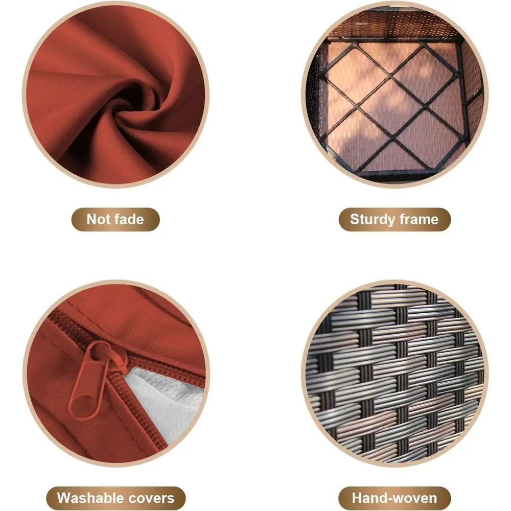 5-Piece Patio Furniture Set wi - đánh giá và giá Outdoor Furniture Fire Pit Set