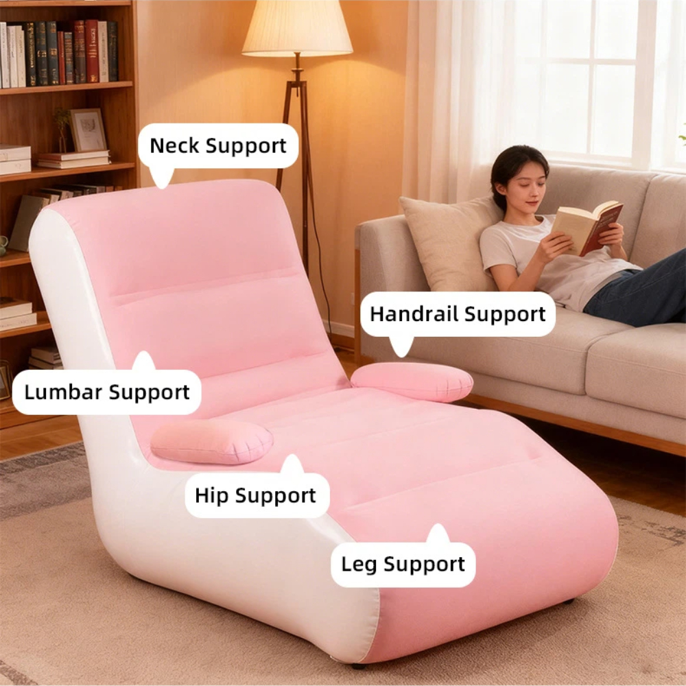 Inflatable Lounger Sofa with S - đánh giá và giá Outdoor Furniture With Storage For Cushions