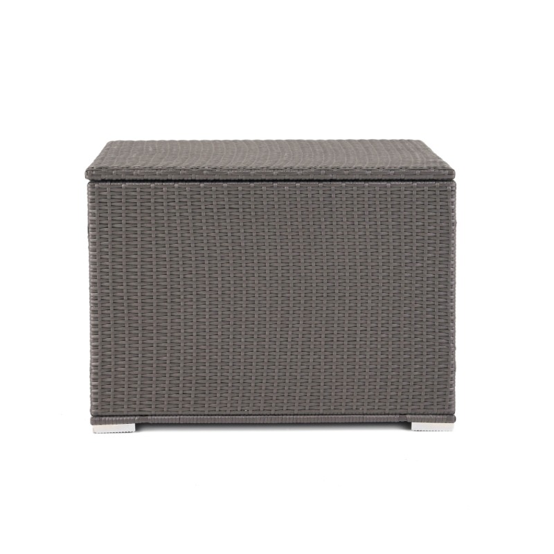 Dark Gray Rattan Outdoor Stora - đánh giá và giá Outdoor Furniture With Storage For Cushions