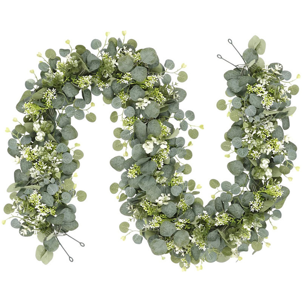 Artificial Eucalyptus Garland  - đánh giá và giá Outdoor Furniture Rh