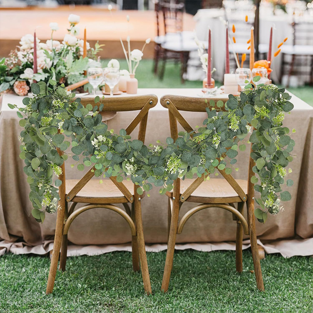 Artificial Eucalyptus Garland  - đánh giá và giá Outdoor Furniture Rh