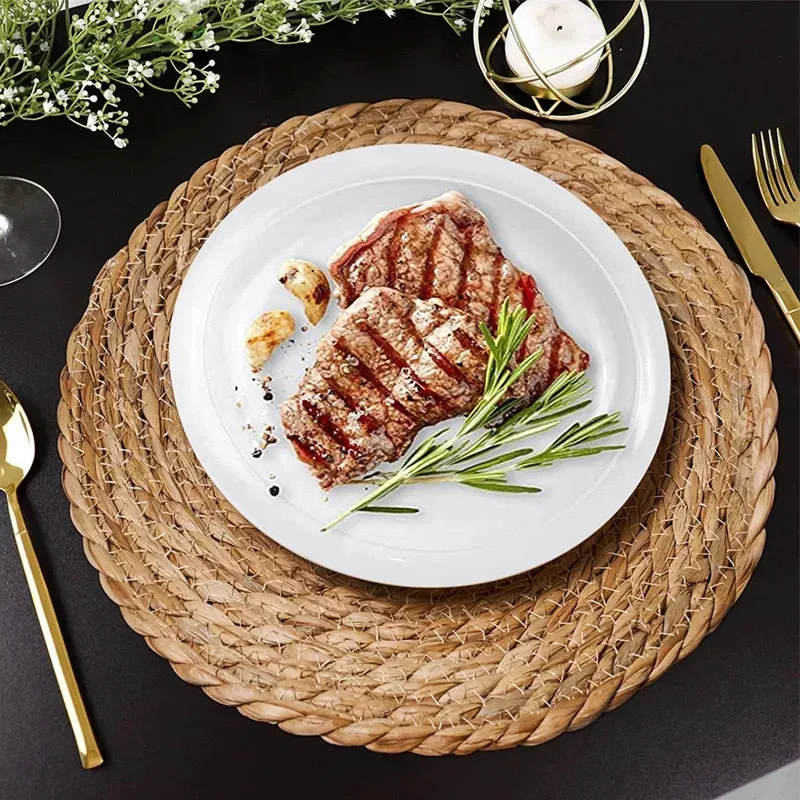 Handwoven Rattan Placemats - H - đánh giá và giá Outdoor Furniture Rh