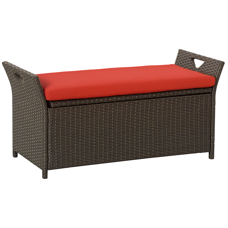 29 Gallon Patio Wicker Storage - đánh giá và giá Outdoor Furniture With Storage For Cushions
