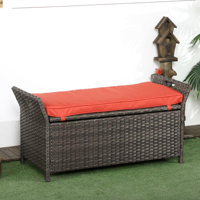 29 Gallon Patio Wicker Storage - đánh giá và giá Outdoor Furniture With Storage For Cushions