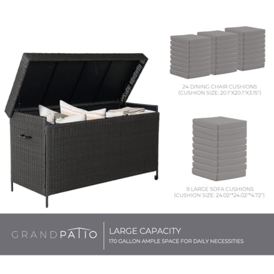 Outdoor Storage Box Indoor Wic - đánh giá và giá Outdoor Furniture With Storage For Cushions