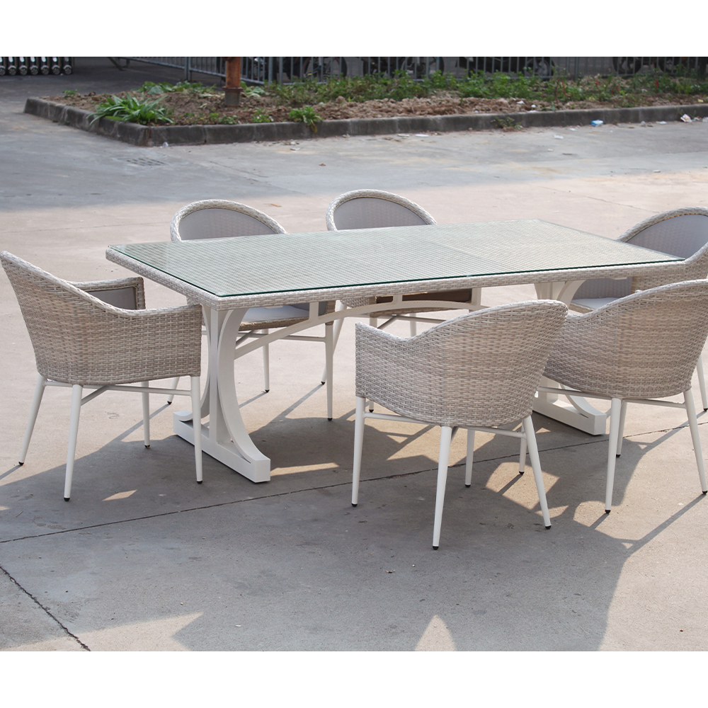 Discount 7 Pieces Luxury PE Ra - đánh giá và giá Outdoor Furniture Factory