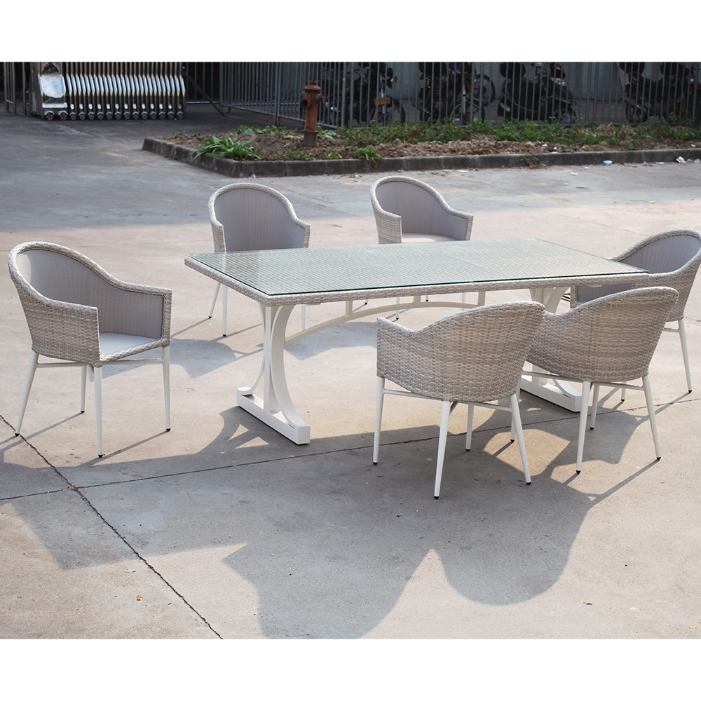 Discount 7 Pieces Luxury PE Ra - đánh giá và giá Outdoor Furniture Factory