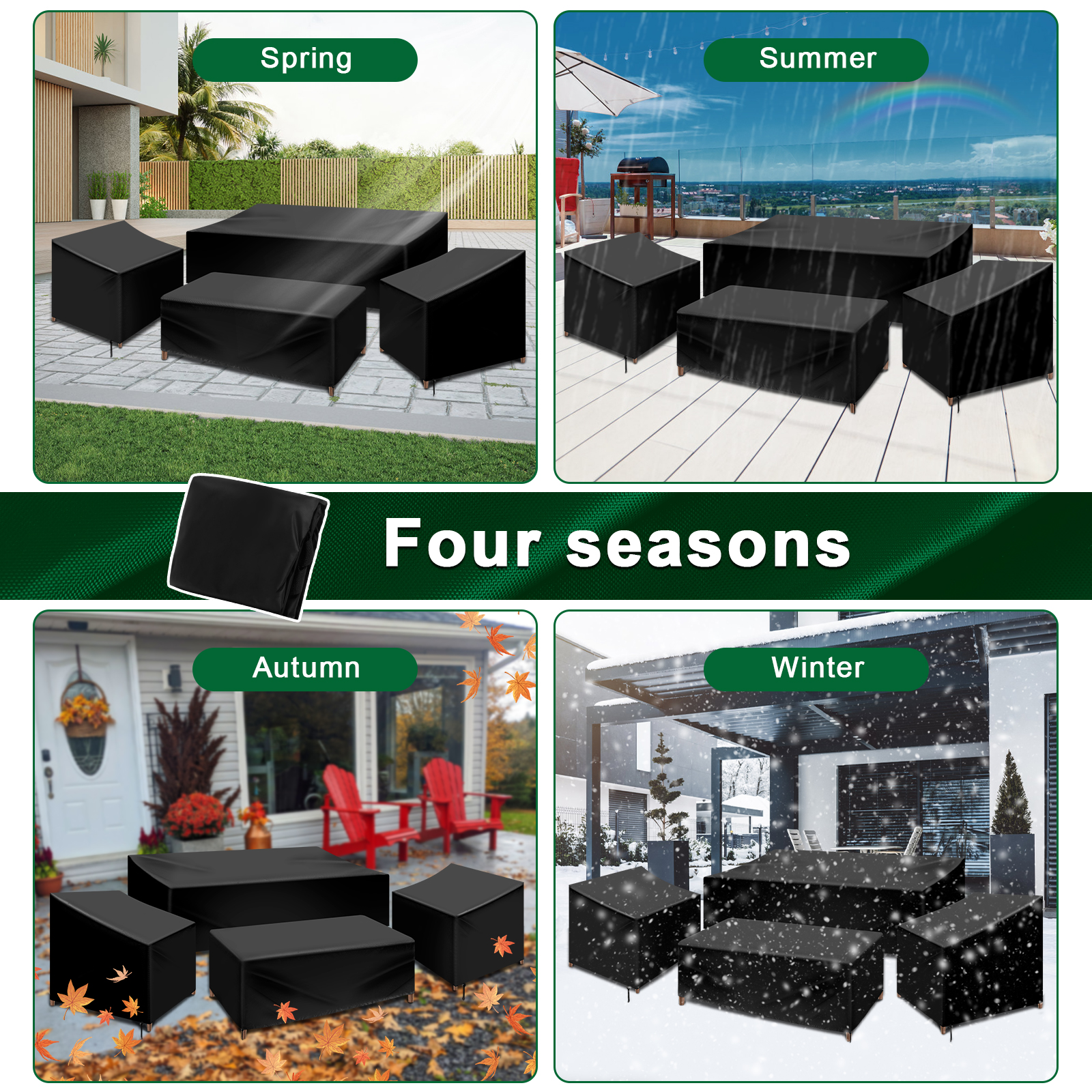 4Pcs Patio Furniture Cover Set - đánh giá và giá Outdoor Furniture Varnish