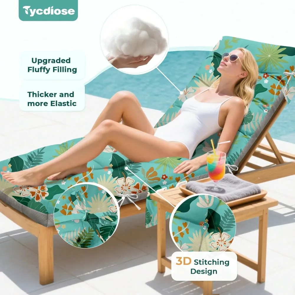 Chaise Lounge Chair Cushion, 7 - đánh giá và giá Outdoor Furniture Cushions 22 X 22