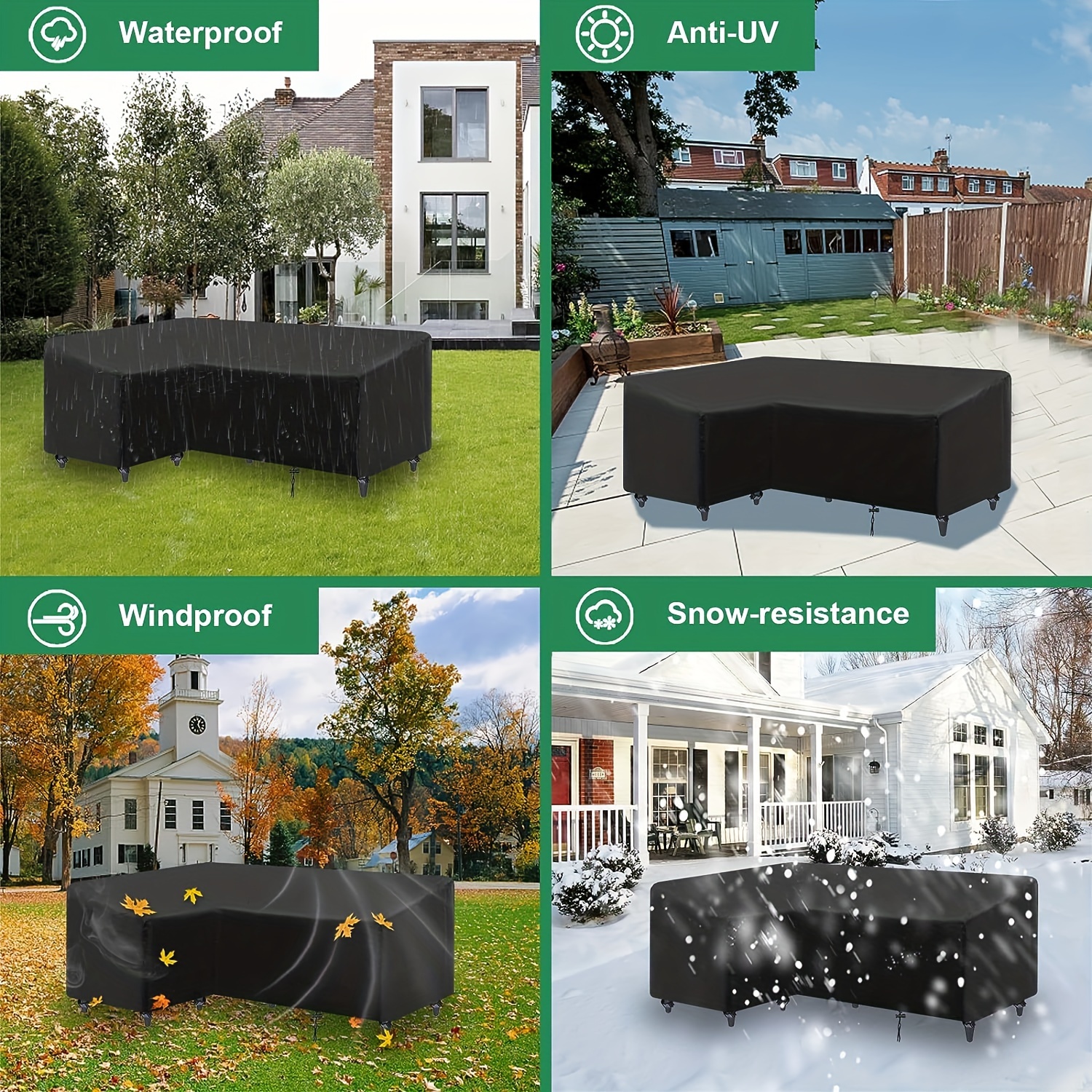 L-shaped Outdoor Sofa Cover, W - đánh giá và giá Outdoor Furniture Varnish